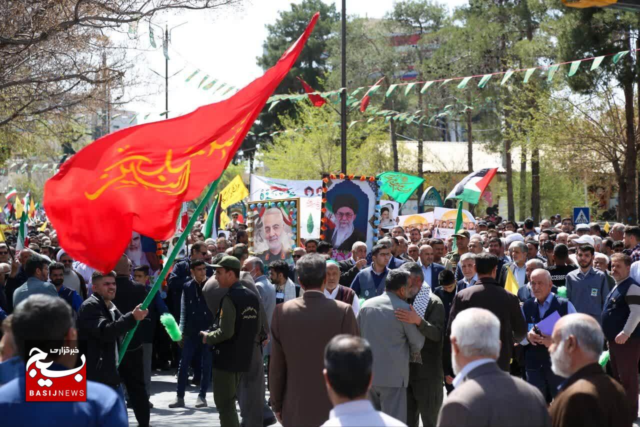 طنین فریاد آزادی قدس شریف در کرمان