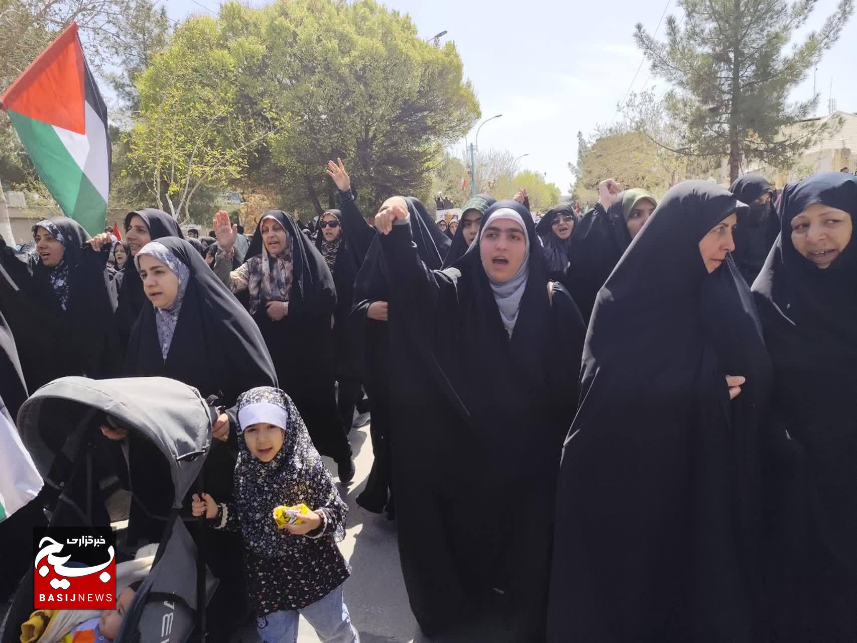 طنین فریاد آزادی قدس شریف در کرمان