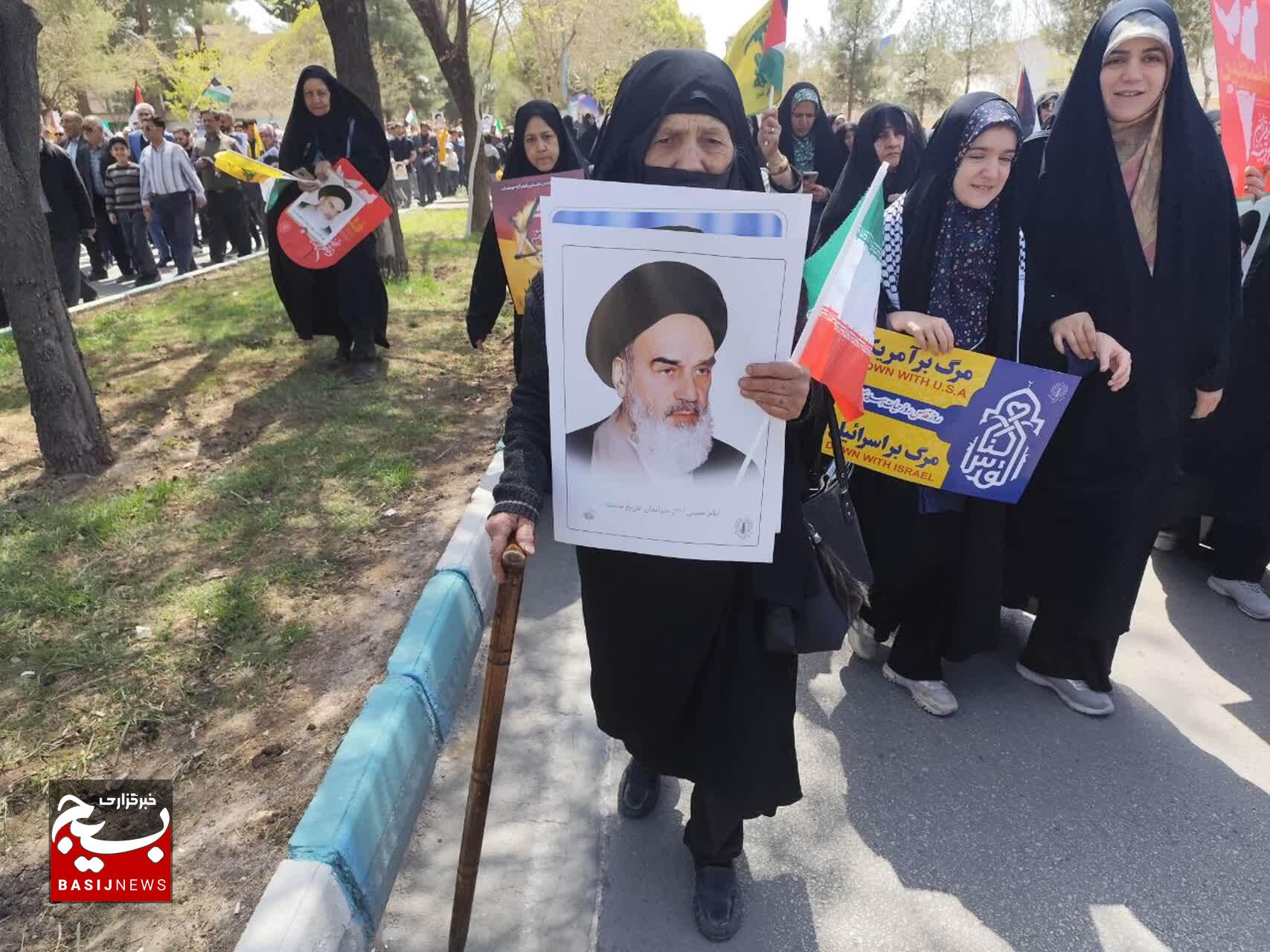 طنین فریاد آزادی قدس شریف در کرمان