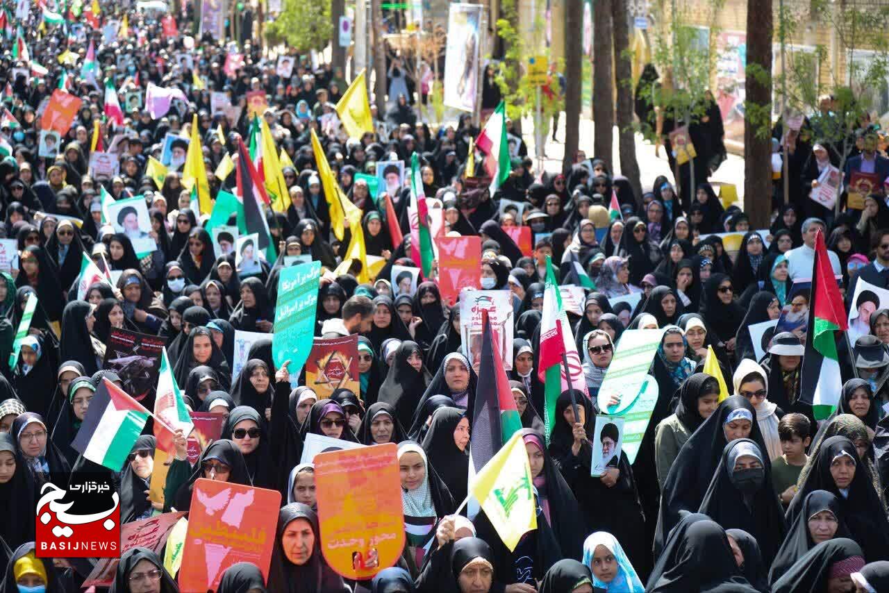 طنین فریاد آزادی قدس شریف در کرمان