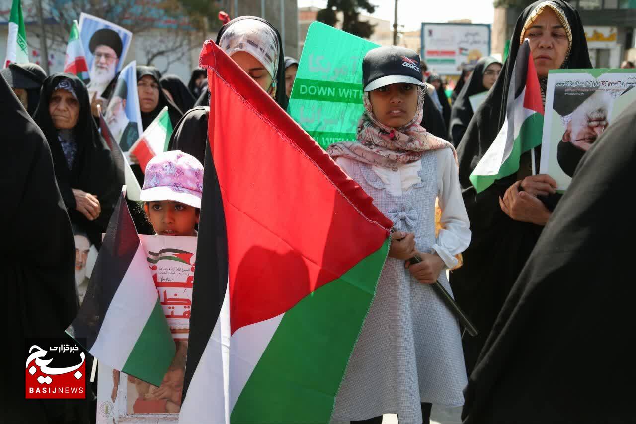 طنین فریاد آزادی قدس شریف در کرمان