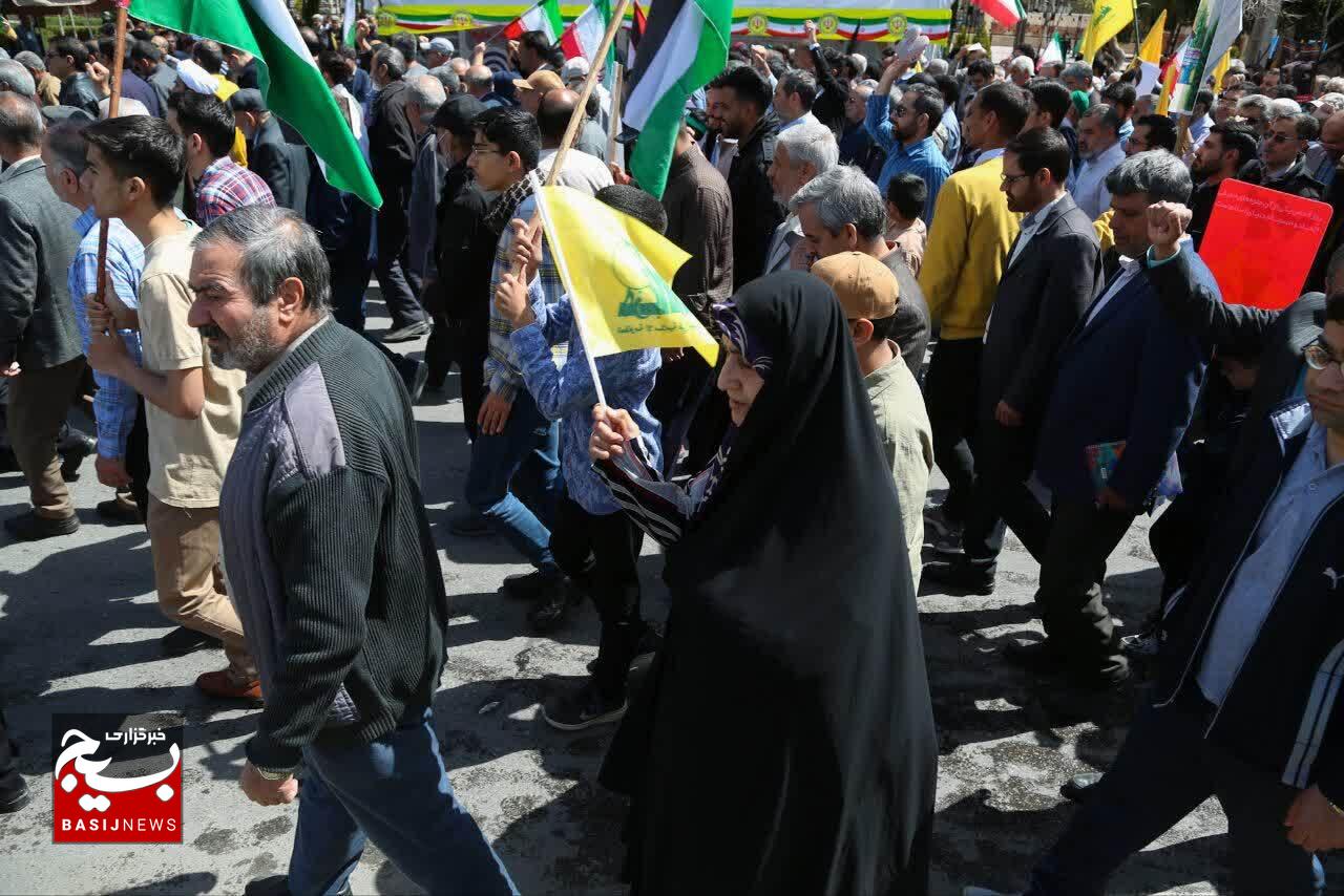 طنین فریاد آزادی قدس شریف در کرمان