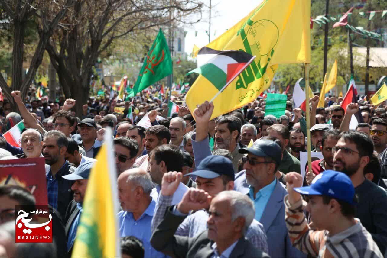 طنین فریاد آزادی قدس شریف در کرمان