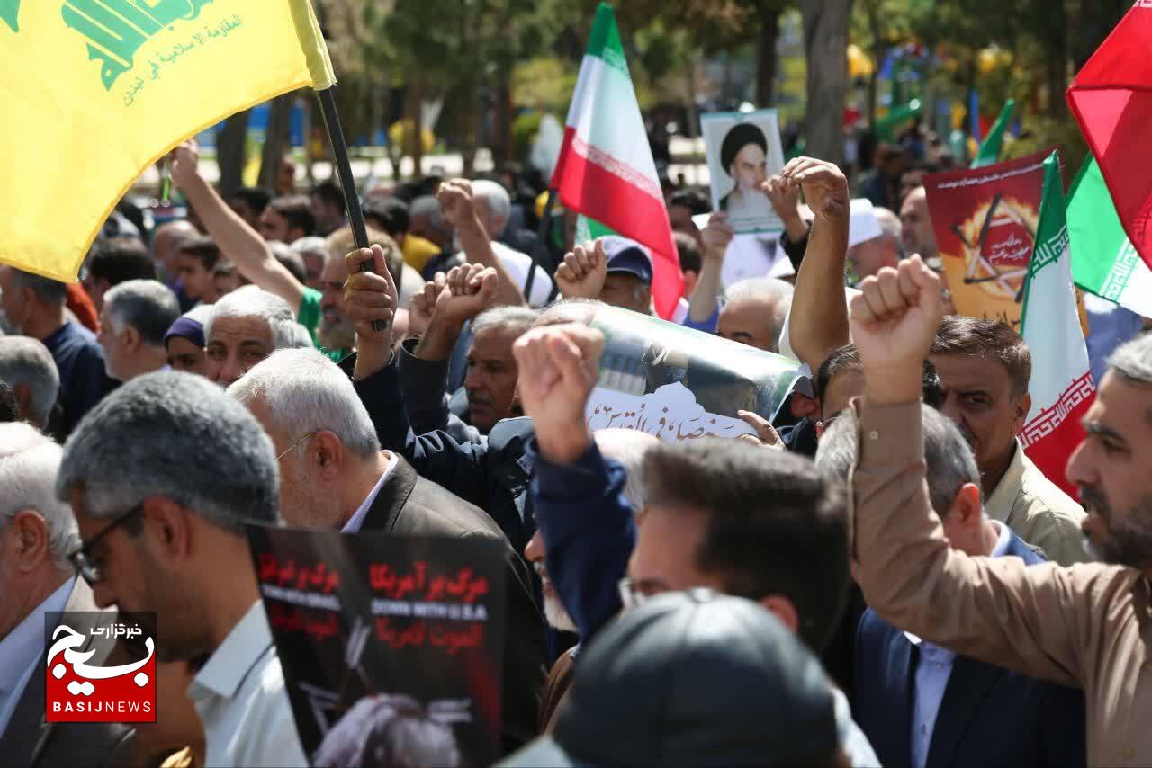طنین فریاد آزادی قدس شریف در کرمان