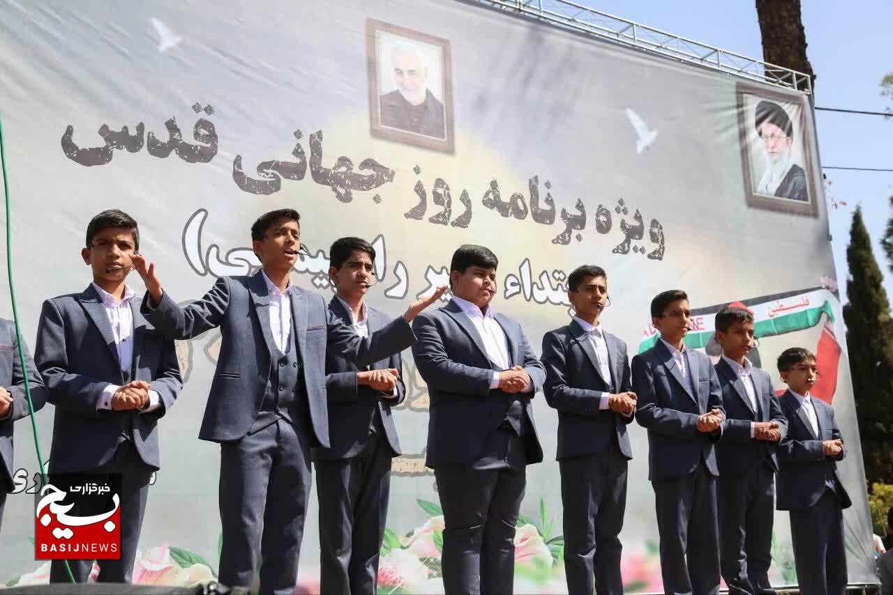 طنین فریاد آزادی قدس شریف در کرمان