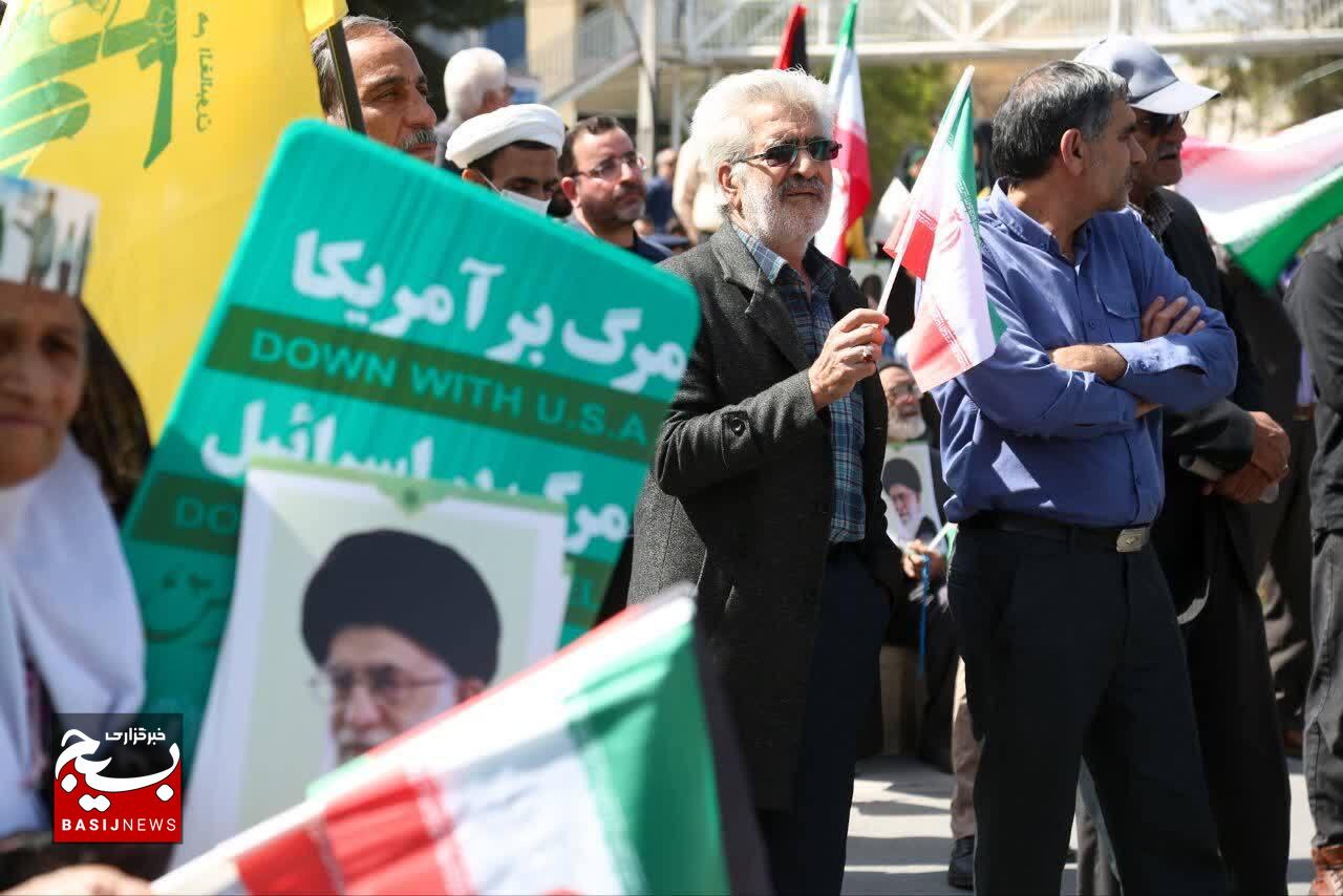 طنین فریاد آزادی قدس شریف در کرمان