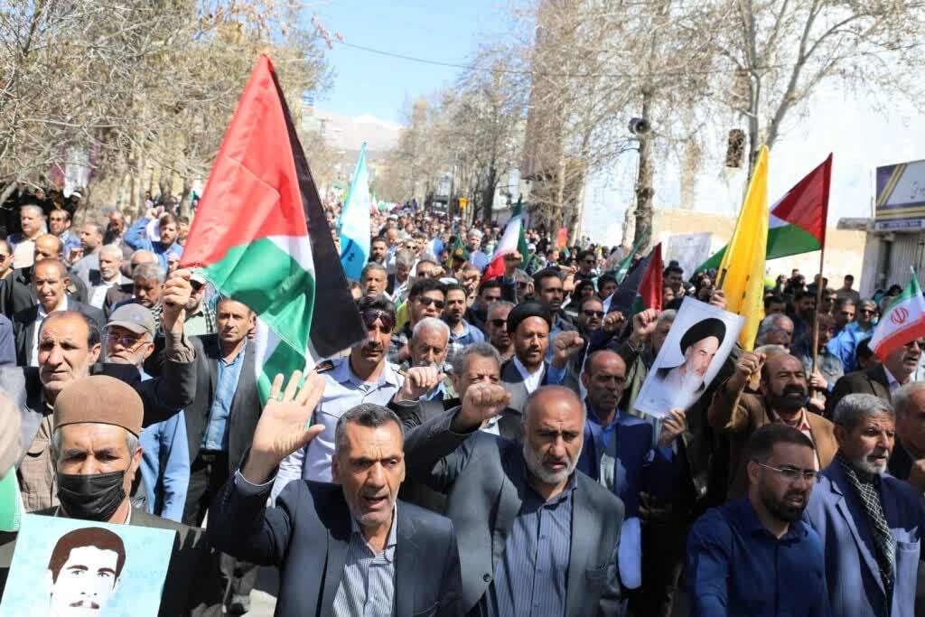 برگزاری راهپیمایی روز جهانی قدس در یاسوج