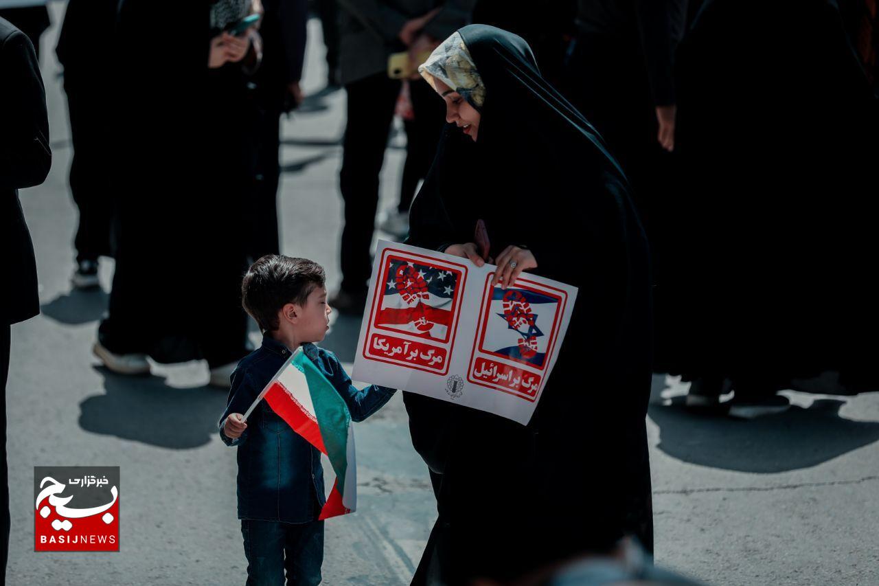 طنین فریاد آزادی قدس شریف در کرمان