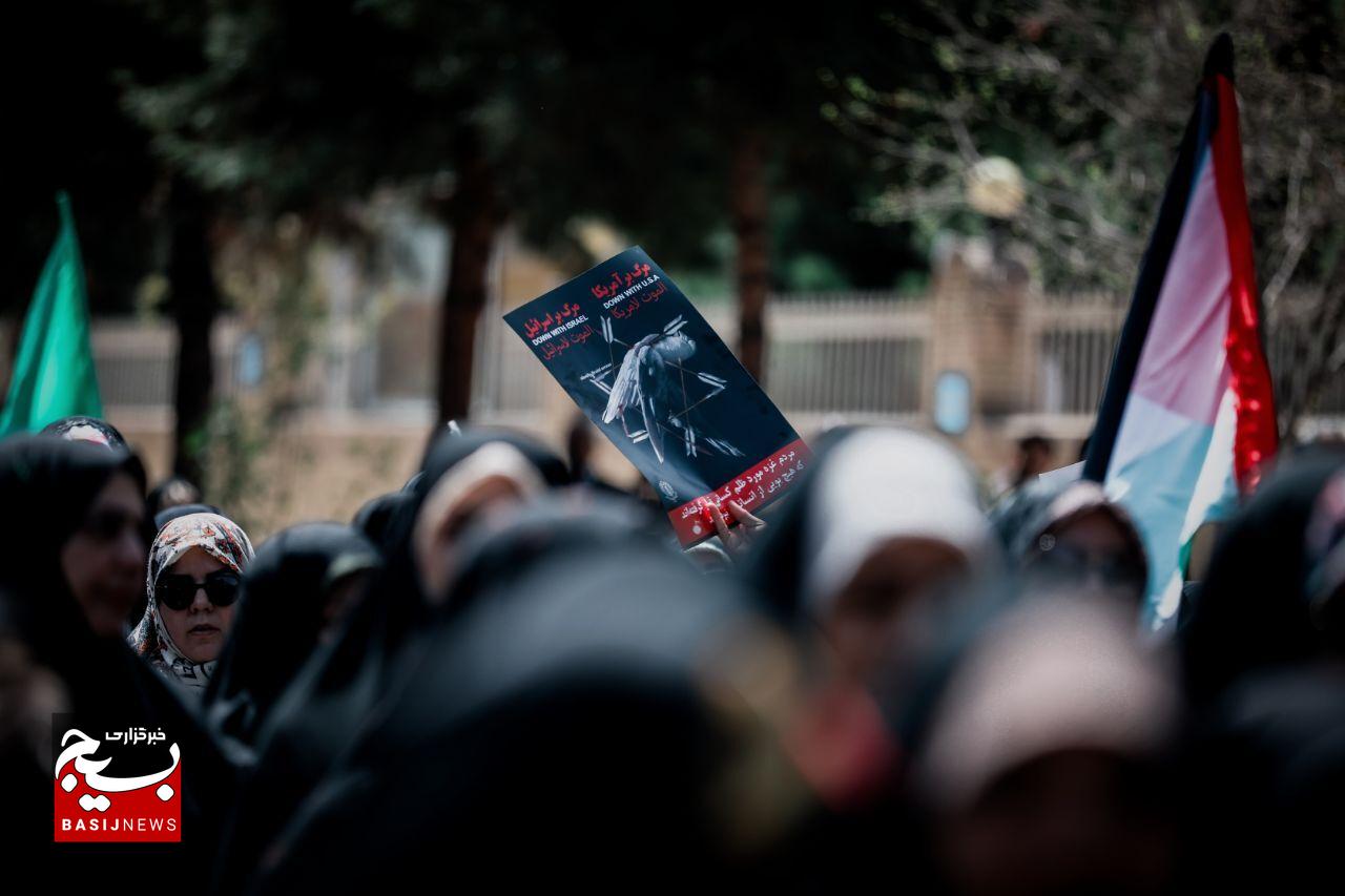 طنین فریاد آزادی قدس شریف در کرمان
