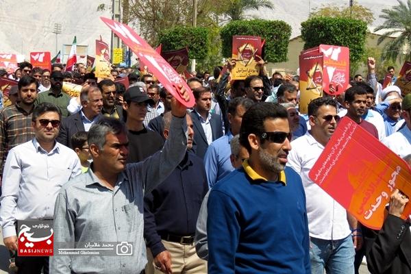 حضور پرشور مردم کنگان در راهپیمایی روز جهانی قدس