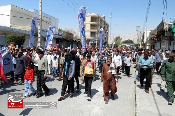 حضور پرشور مردم کنگان در راهپیمایی روز جهانی قدس