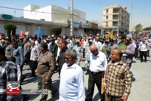 حضور پرشور مردم کنگان در راهپیمایی روز جهانی قدس