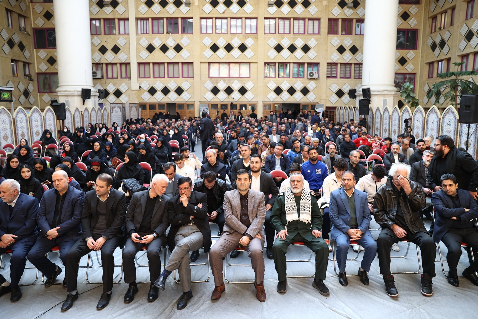 گزارش تصویری/ برگزاری گرامیداشت ششمین سالگرد شهادت حاج قاسم سلیمانی توسط جامعه ورزش