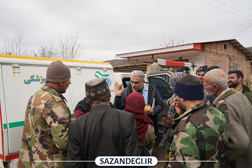 ارائه خدمات دامپزشکی جهادی به دامداران روستای کلار رودبار نکا