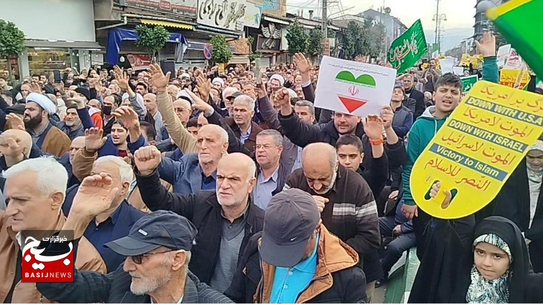 خیزش مردم  آستانه اشرفیه علیه تروریست‌های مسلح