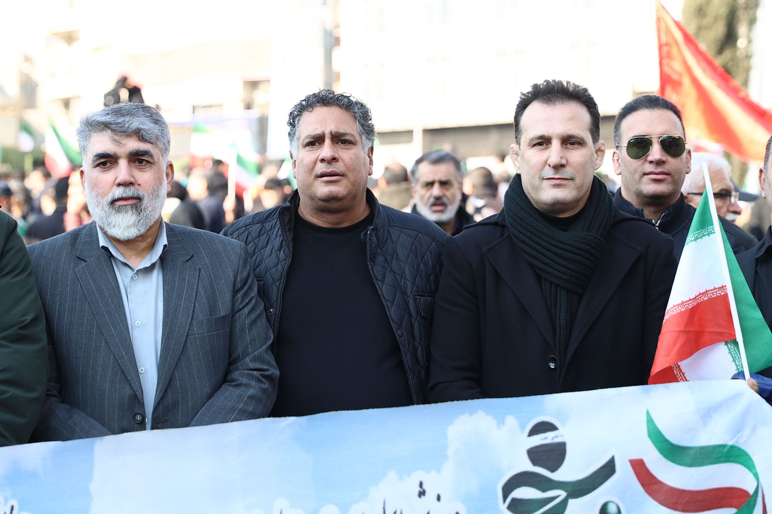 گزارش تصویری؛ جامعه ورزش در محکومیت اقدامات تروریست‌ها و اغتشاشگران