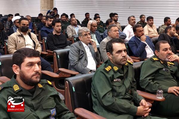 انتصاب فرمانده جدید ناحیه مقاومت بسیج سپاه شهرستان کنگان