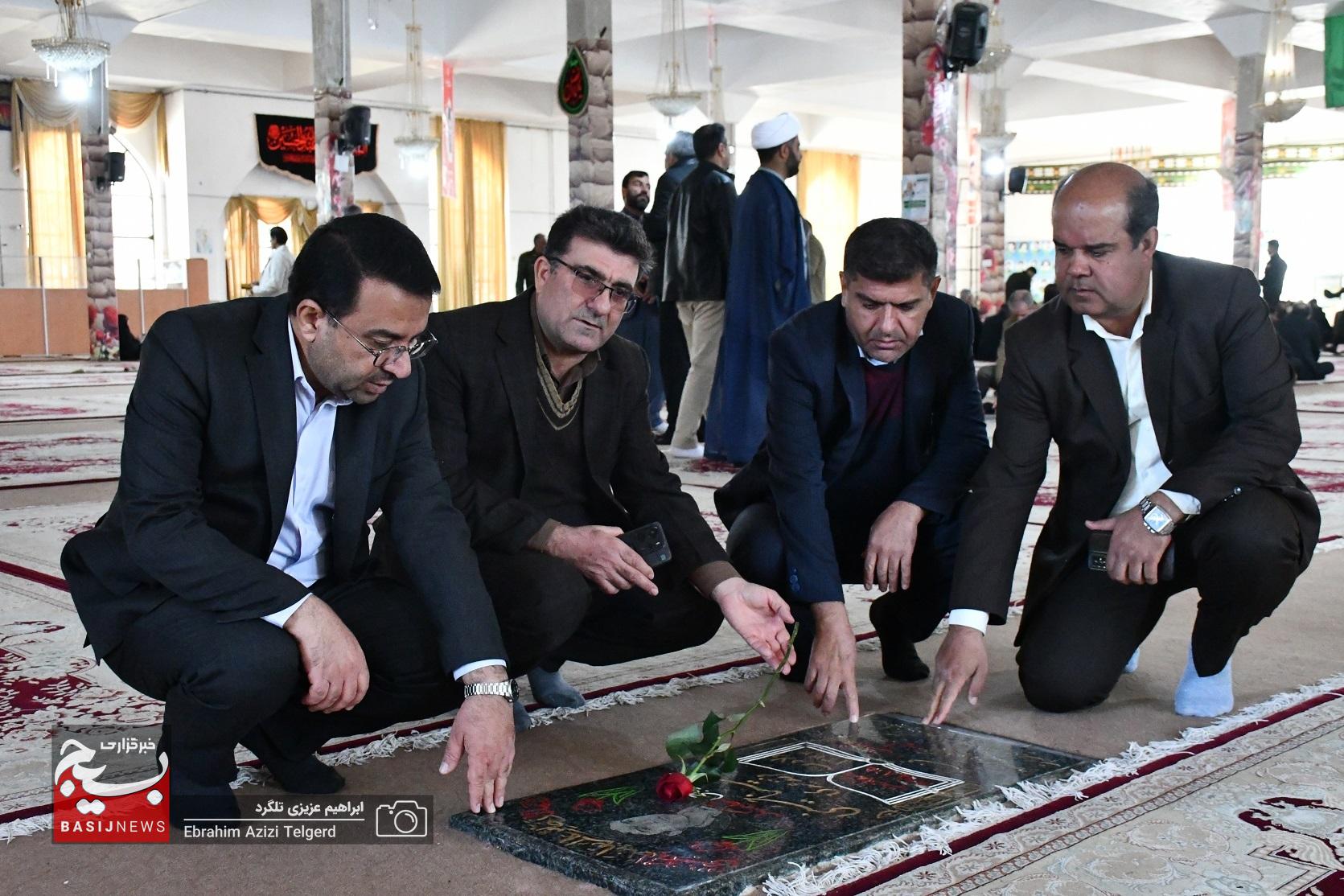 آیین گلباران مزار شهدا و تجدید میثاق با آرمان‌های شهیدان والامقام در یاسوج
