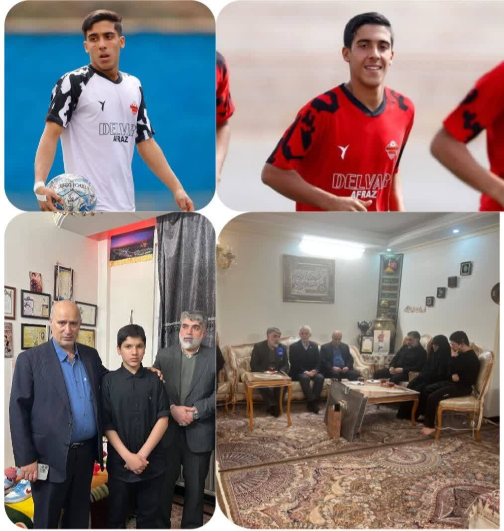دیدار اهالی ورزش با خانواده شهید امیرحسین محمدزاده