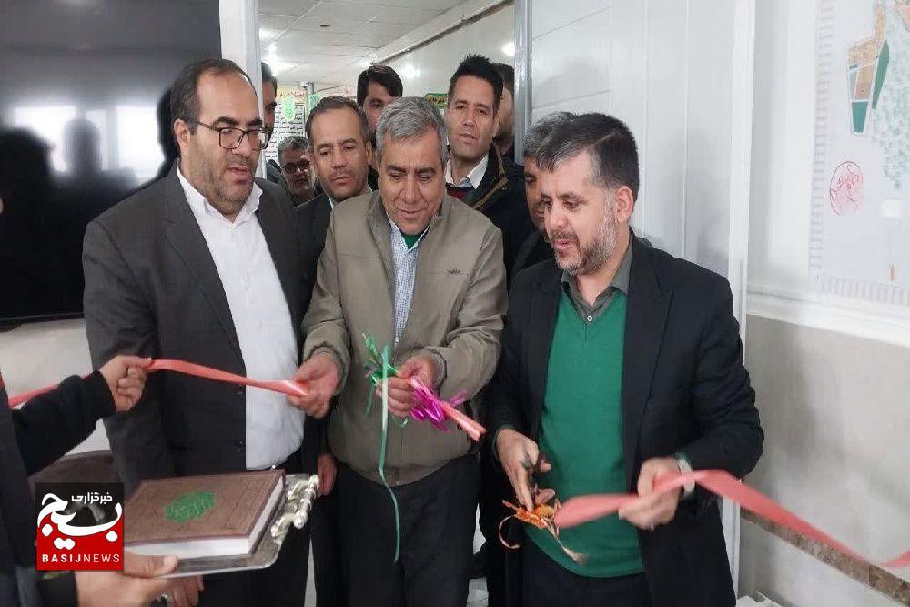 افتتاح ۷ هزار متر جدول‌گذاری و مسکن مددجویان بهزیستی در اسدآباد+تصاویر