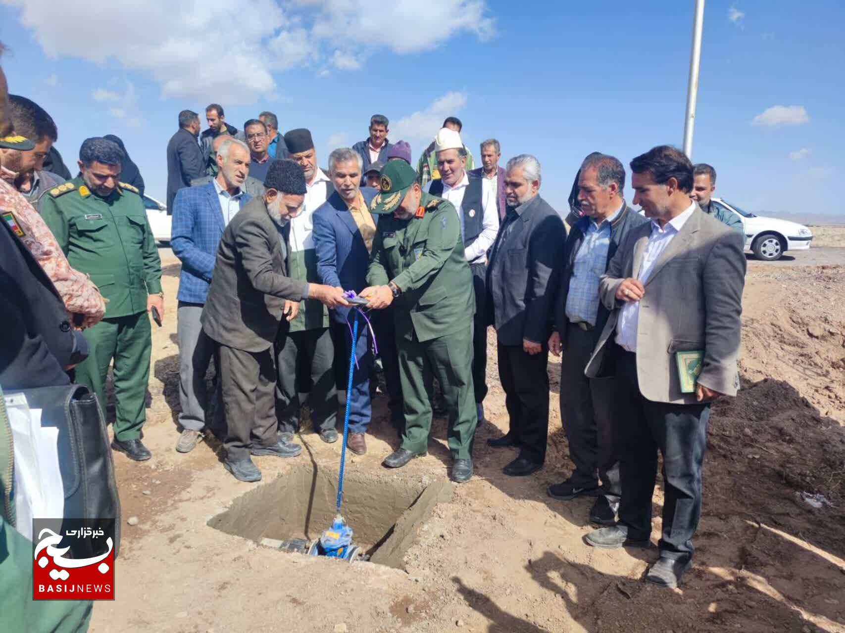 افتتاح طرح آبرسانی مرد میدان سپهبد شهید پاسدار حاج قاسم سلیمانی در ۱۶ روستای شهرستان شهربابک