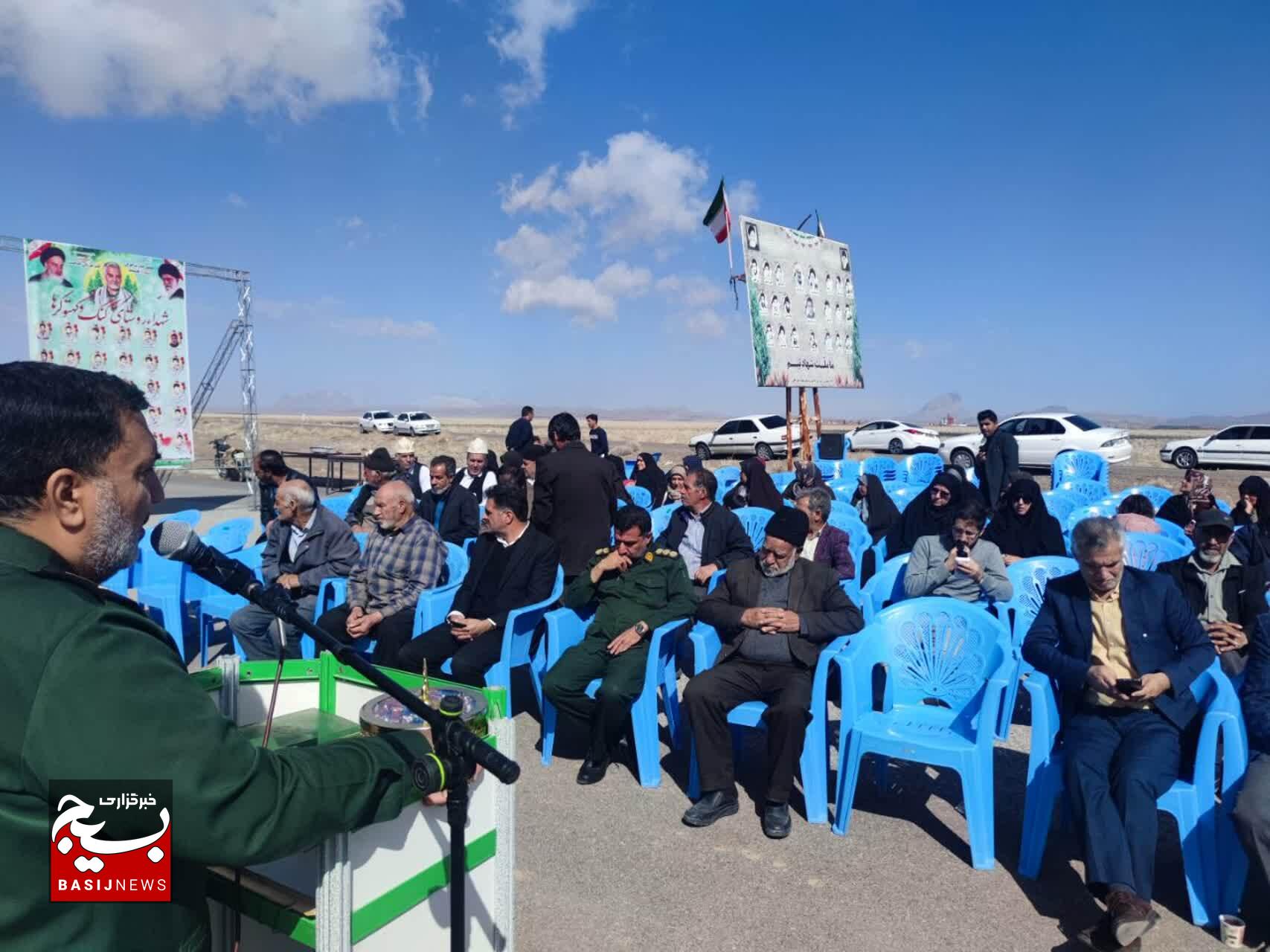 افتتاح طرح آبرسانی مرد میدان سپهبد شهید پاسدار حاج قاسم سلیمانی در ۱۶ روستای شهرستان شهربابک