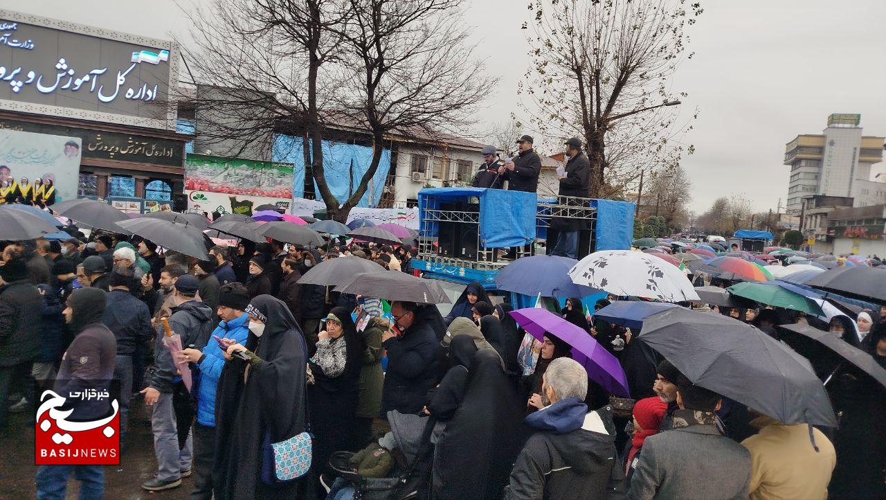 راهپیمایی ۲۲ بهمن در گیلان آغاز شد