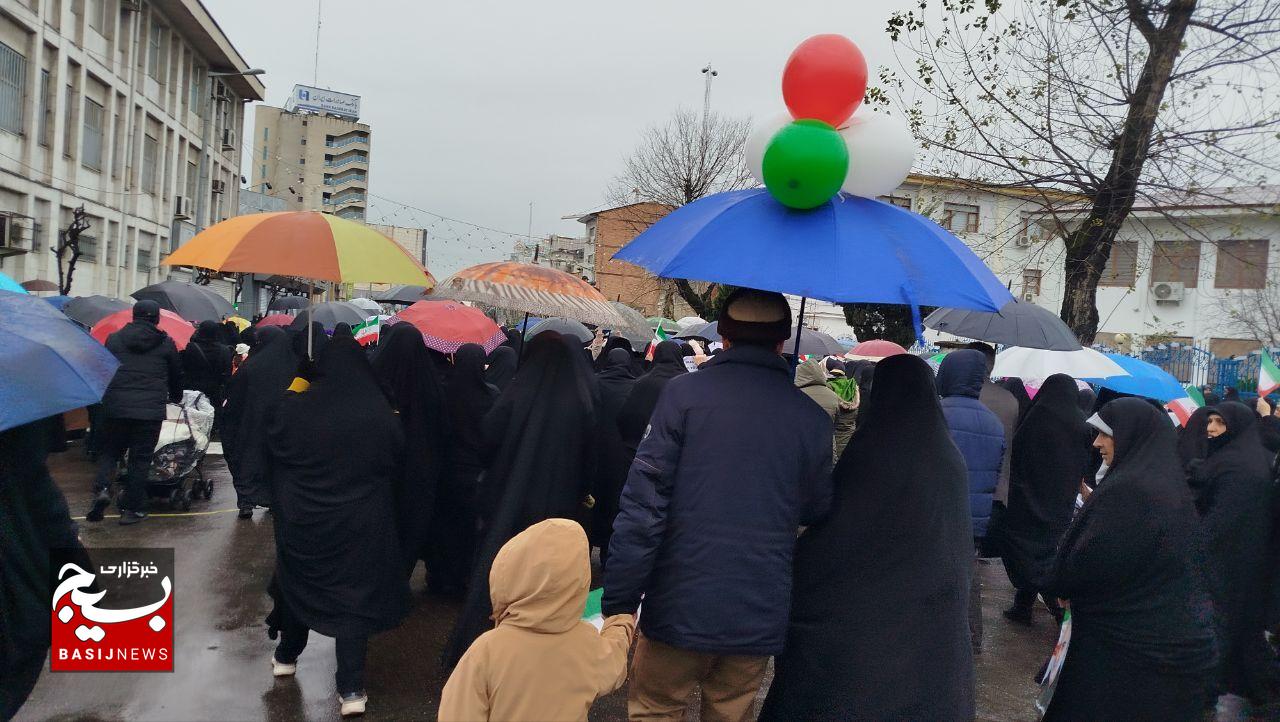 راهپیمایی ۲۲ بهمن در گیلان آغاز شد