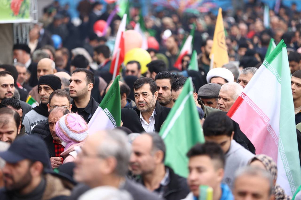 گزارش تصویری/ حضور جامعه ورزش در راهپیمایی ۲۲ بهمن