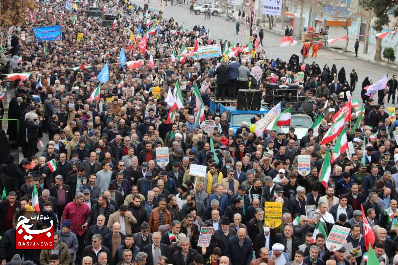 طوفان بصیرت در استان البرز؛ حماسه تماشایی و دشمن‌شکن مردم شهرستان ساوجبلاغ در فجر ۴۷
