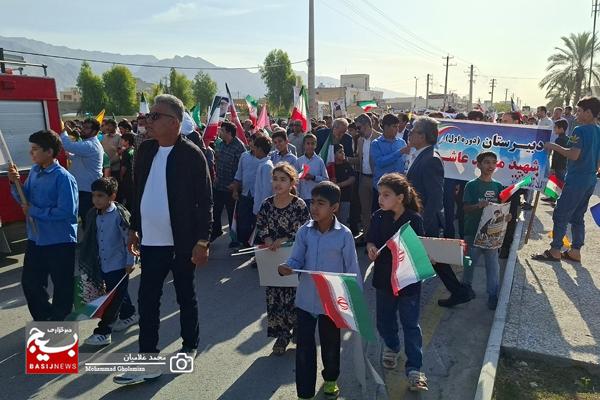 حماسه باشکوه مردم کنگان در راهپیمایی ۲۲ بهمن ۱۴۰۴