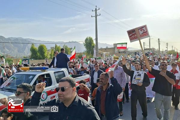 حماسه باشکوه مردم کنگان در راهپیمایی ۲۲ بهمن ۱۴۰۴