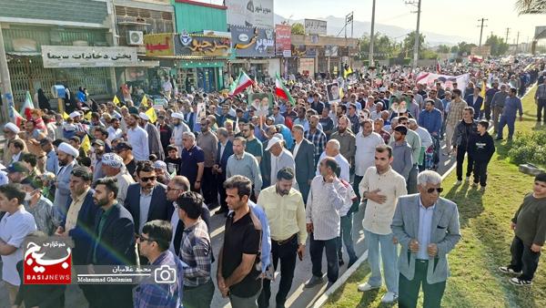 حماسه باشکوه مردم کنگان در راهپیمایی ۲۲ بهمن ۱۴۰۴
