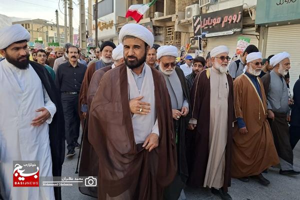 حماسه باشکوه مردم کنگان در راهپیمایی ۲۲ بهمن ۱۴۰۴