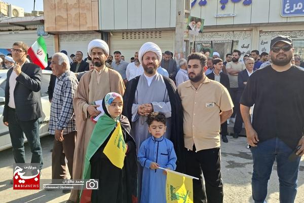 حماسه باشکوه مردم کنگان در راهپیمایی ۲۲ بهمن ۱۴۰۴