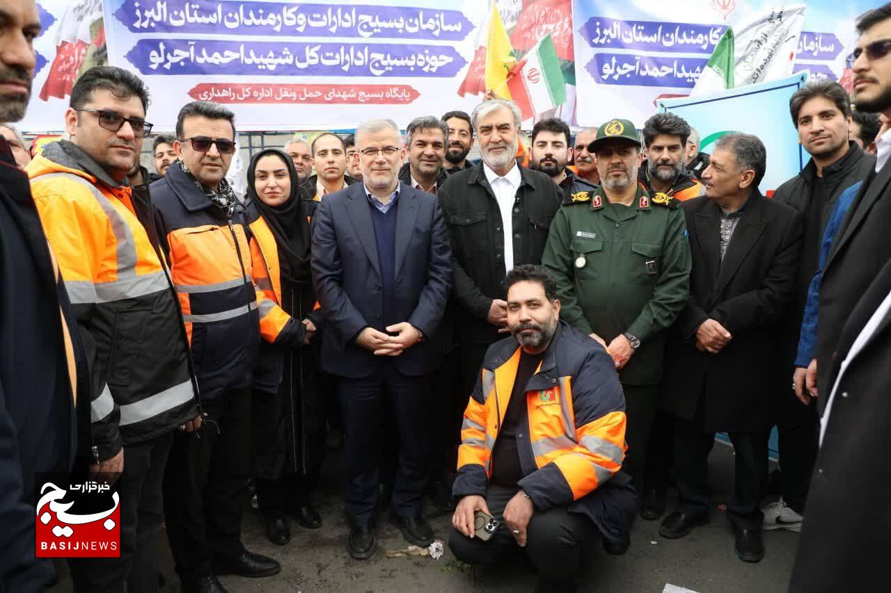 پیام قدردانی فرمانده سپاه استان البرز از حضور باشکوه مردم