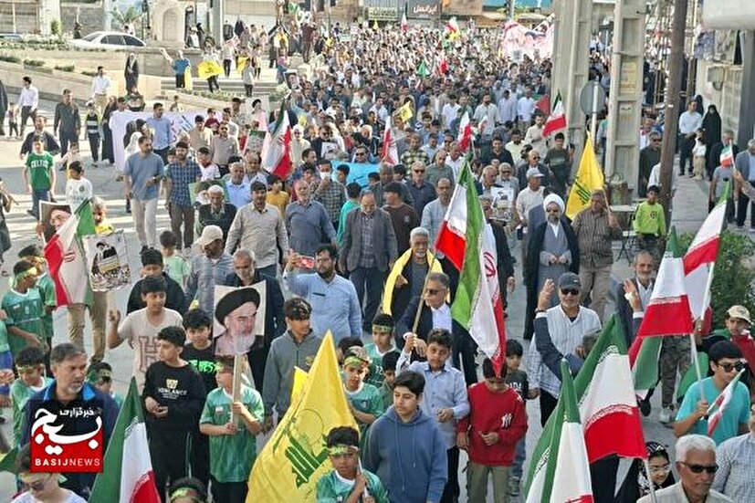 حماسه باشکوه مردم کنگان در راهپیمایی ۲۲ بهمن ۱۴۰۴
