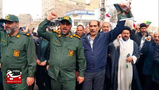 پیام قدردانی فرماندهان نواحی بسیج در استان البرز از حضور پرشور مردم در راهپیمایی ۲۲ بهمن منتشر شد