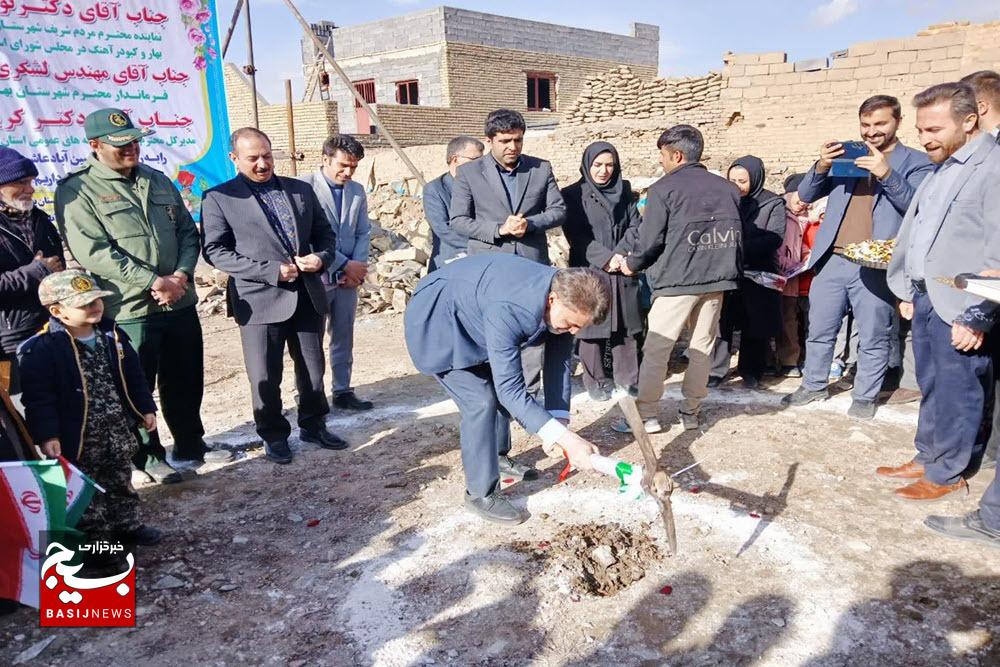  بزرگترین کتابخانه روستایی استان همدان در حسین‌آباد عاشوری کلنگ‌زنی شد
