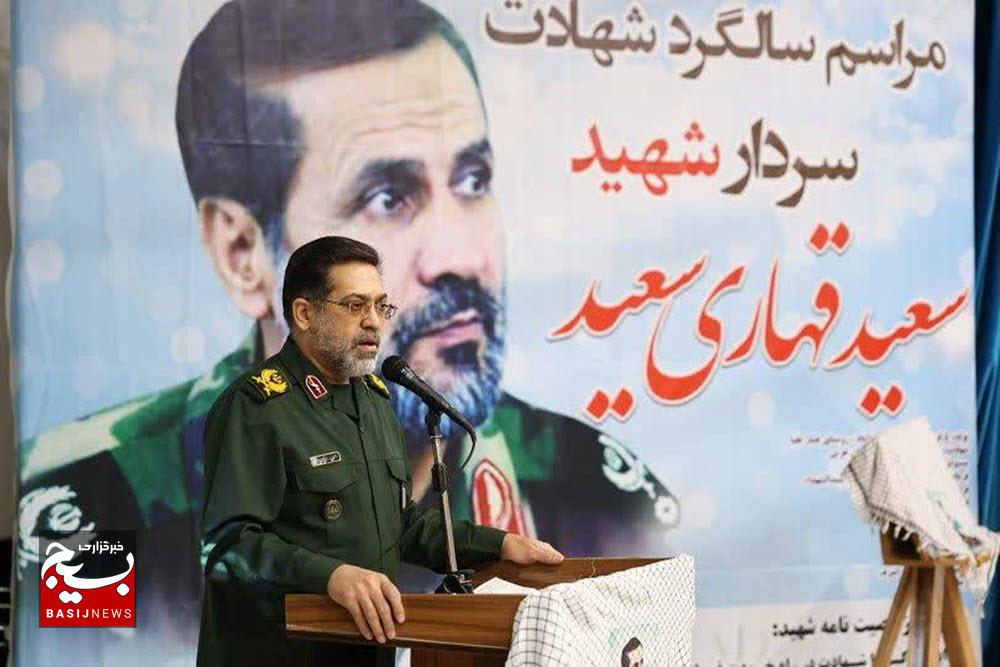 آرامش و اقتدار امروز را مدیون خون پاک شهدا هستیم/شهید قهاری سعید فردی بااخلاص و صلابت انقلابی بود