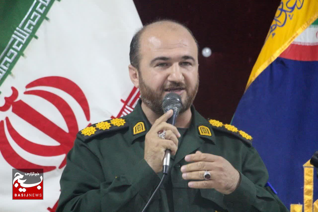 پیام تبریک اعیاد شعبانیه و روز پاسدار فرماندهان نواحی سپاه امام حسن مجتبی(ع) استان البرز