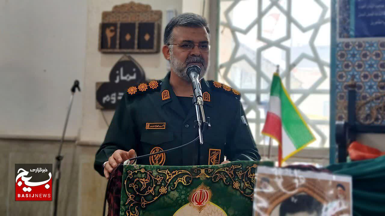 پیام تبریک اعیاد شعبانیه و روز پاسدار فرماندهان نواحی سپاه امام حسن مجتبی(ع) استان البرز