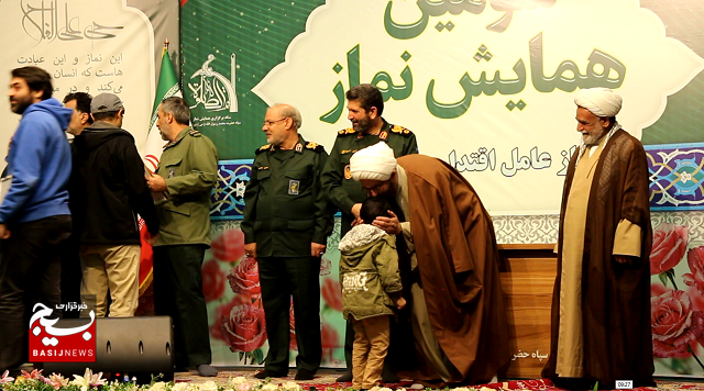 همایش نماز و تکریم خادمین نماز سپاه تهران بزرگ با حضور حجت الاسلام والمسلمین حاج علی اکبری برگزار شد