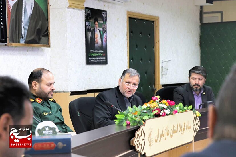 نشست بررسی تسهیلات قانون بودجه ۱۴۰۴ در سپاه کربلا استان مازندران برگزار شد
