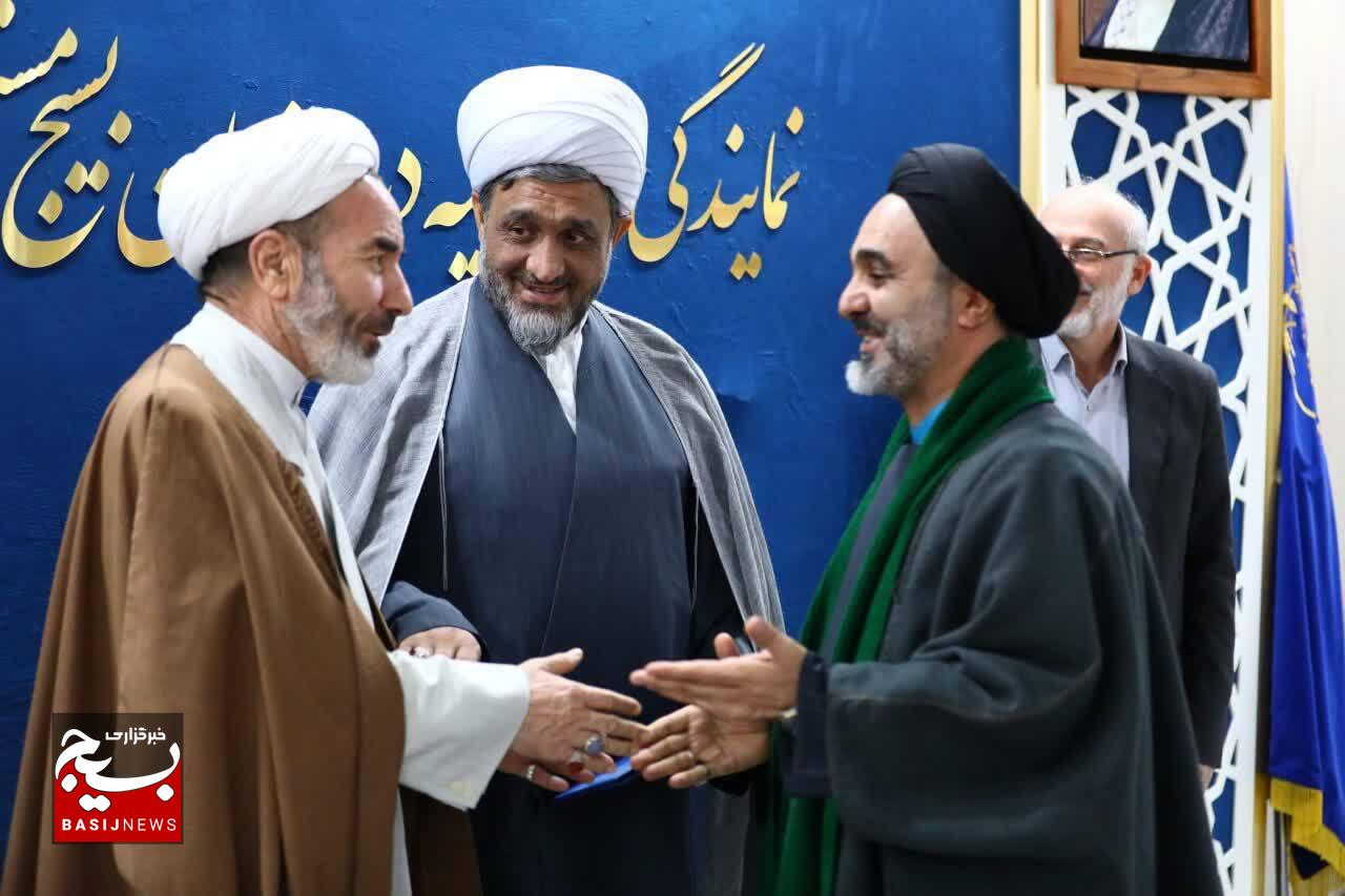 معارفه مسئول جدید دفتر امور روحانیون نمایندگی ولی فقیه در سازمان بسیج مستضعفین