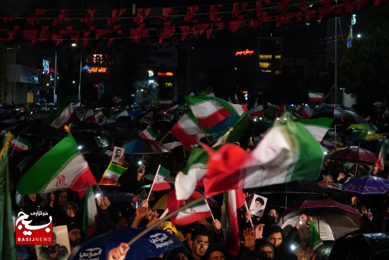 کرمانی‌ها در چهارمین روز خونخواهی امام شهید