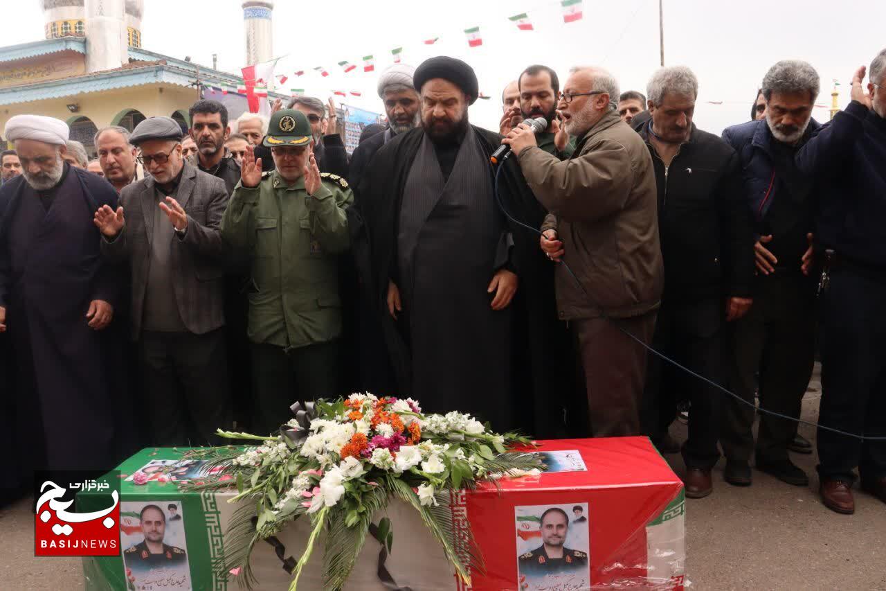 پیکر سردار شهید «کمیل مطیع دوست» در زادگاهش کومله آرام گرفت