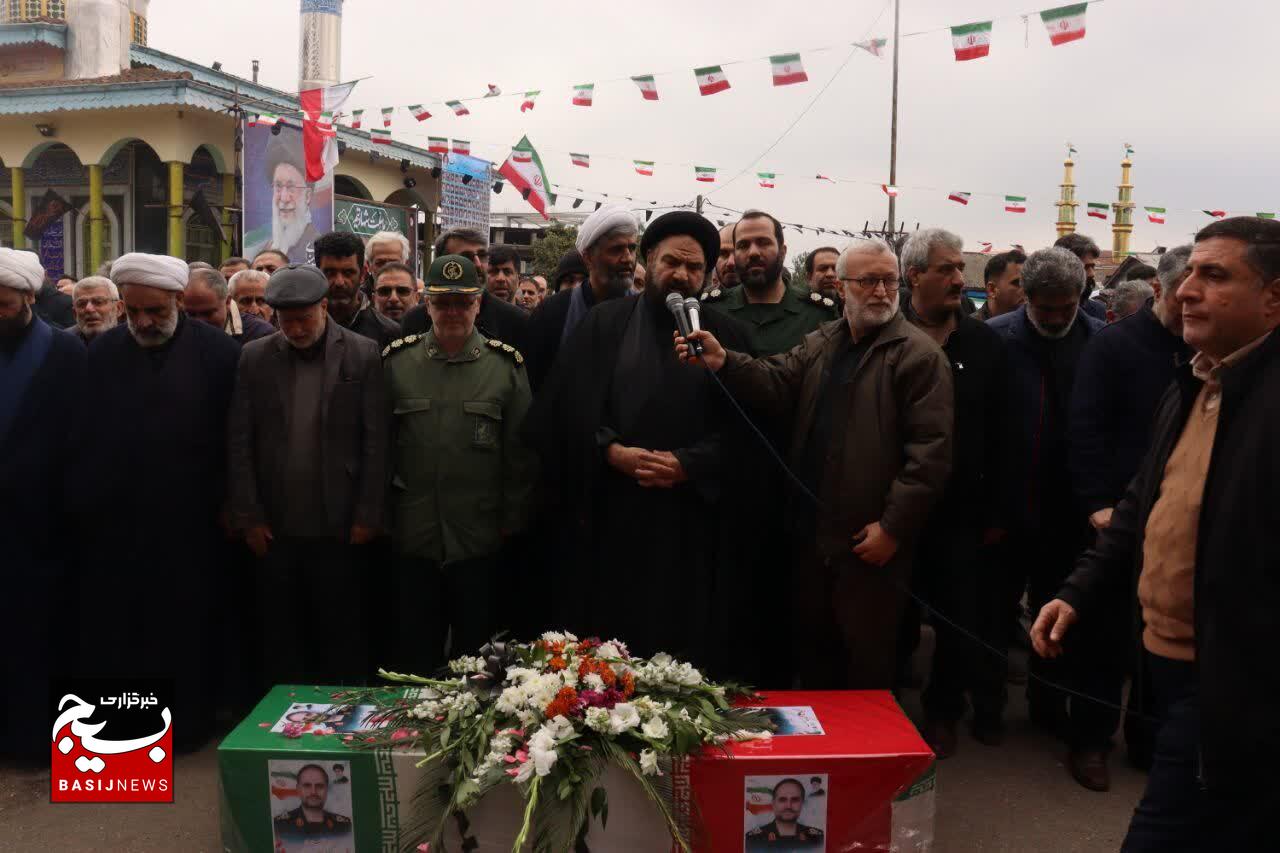پیکر سردار شهید «کمیل مطیع دوست» در زادگاهش کومله آرام گرفت