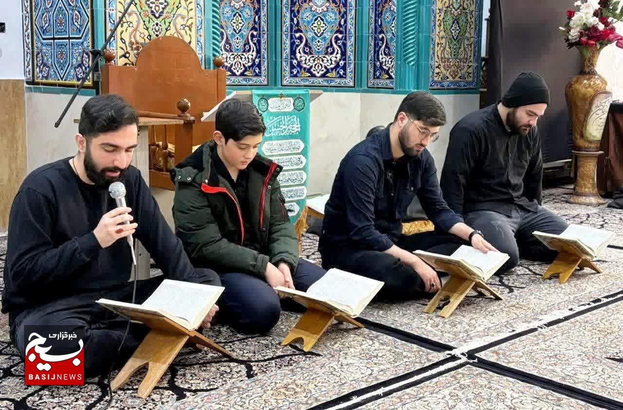 طنین تلاوت نور در رثای رهبر شهید انقلاب اسلامی در مساجد گیلان