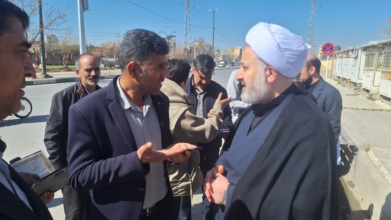 سومین بازدید میدانی رئیس‌کل دادگستری لرستان از مراکز قضایی مرکز استان در ایام جنگ آمریکایی‌ ـ صهیونیستی